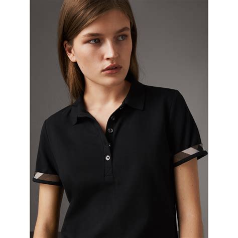 burberry women's polo shirts sale|Burberry check shirt women's.